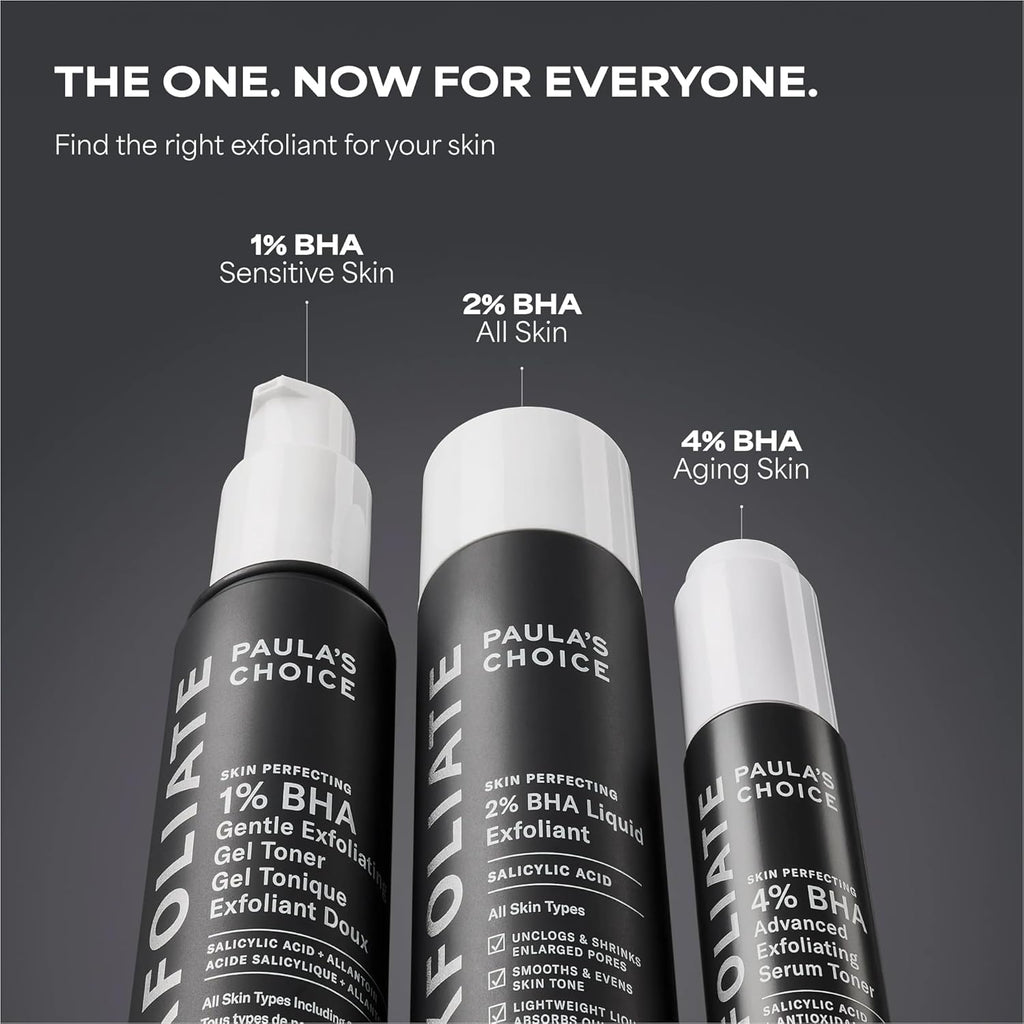 Paula's Choice SKIN PERFECTING 2% BHA Liquid Exfoliant with Salicylic Acid, Facial Polish for Pores, Wrinkles & Fine Lines, Suitable for Blackhead-Prone Skin, Fragrance-Free